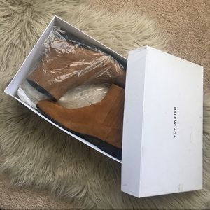 Balenciaga Suede Leather Chelsea Boots